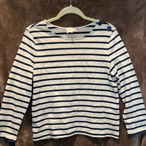 Sézane XS Marinière Shirt – Navy/White Stripes | Perfect Condition